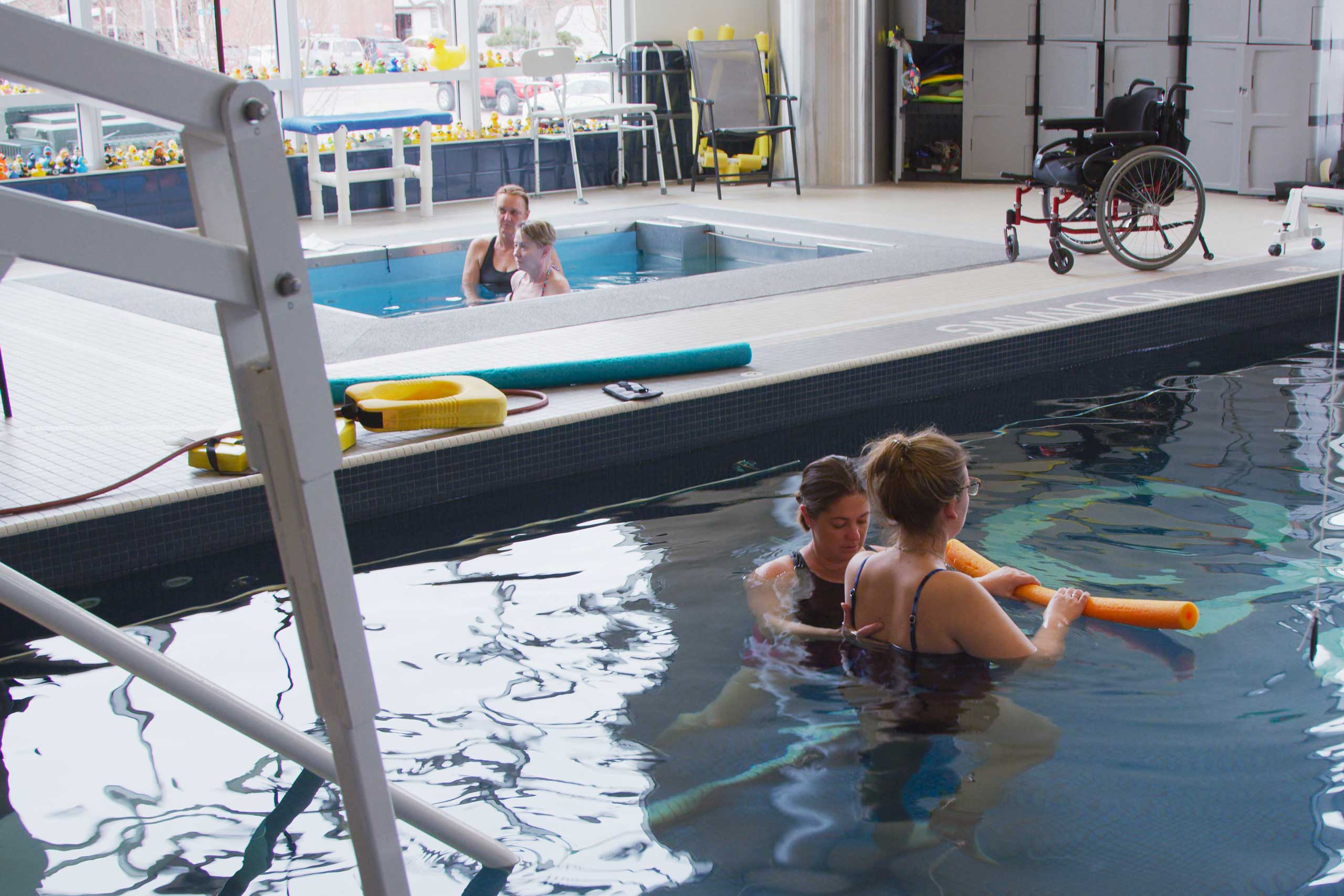 Physical Therapy in a swimming pool