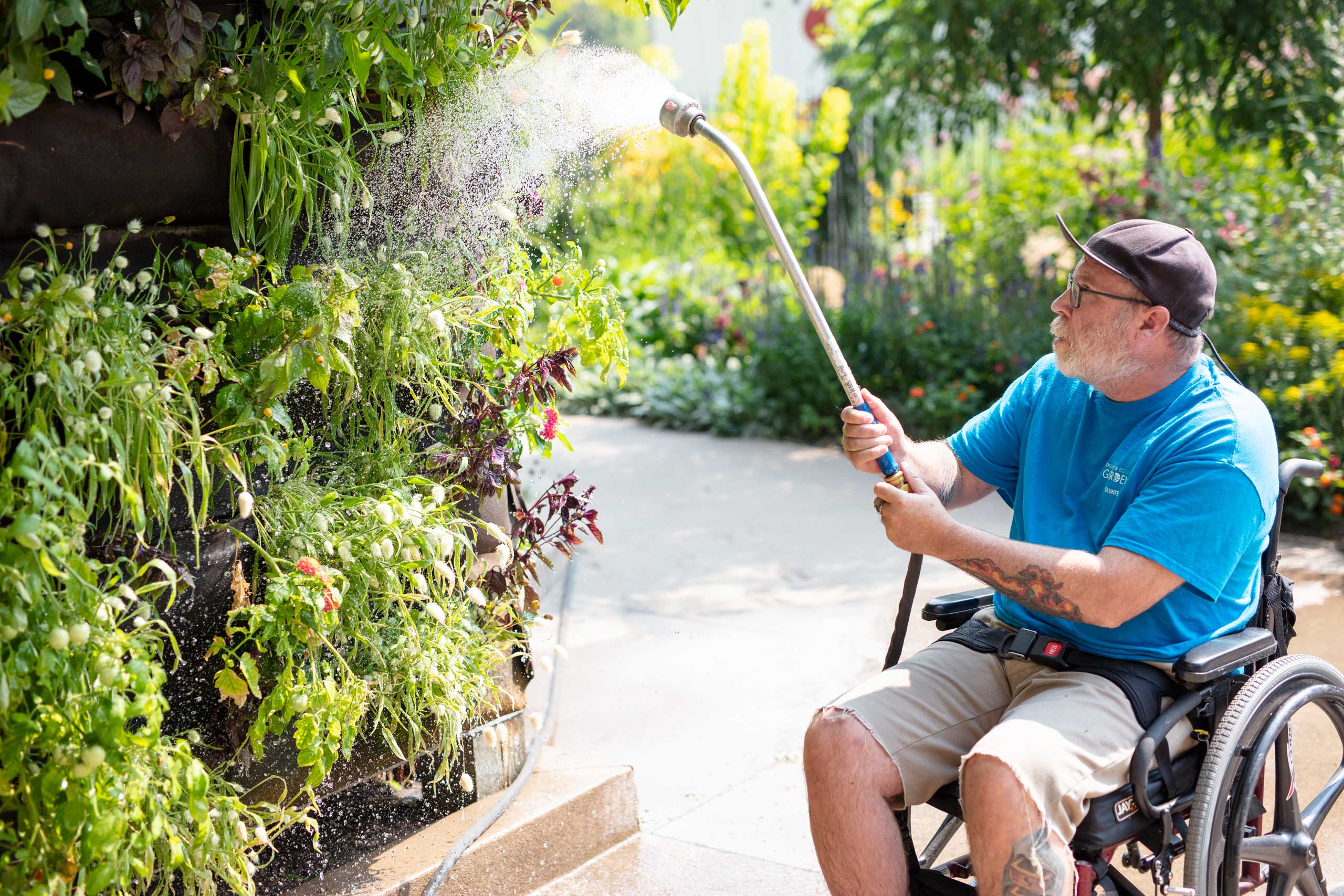horticulture therapy patient volunteer at Denver Botanic Gardens